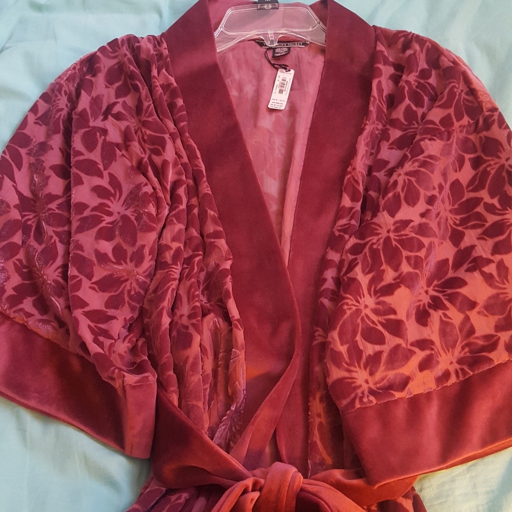 Gorgeous burgundy robe